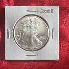 U.S. Mint American Silver Eagle 2008 1 oz .999 Fine Silver Bullion Coin