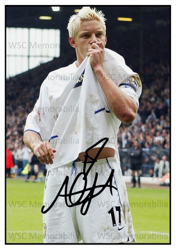 12533. Alan Smith Signed Pictures (A4 Prints) Leeds Man United Newcastle etc.