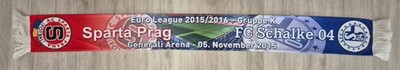 FC Schalke 04 vs Sparta Prag Schal / CL 2015-2016 - Gruppe K / SELTEN /