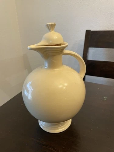 Fiesta Vintage Ivory Carafe with Lid Fiestaware