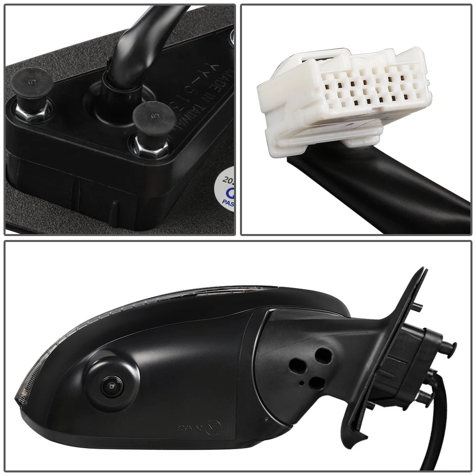 Ajuste 15-17 Nissan Juke Power sinal de calor BSD porta lateral espelho direito NI1321276 - Imagem 4 de 4