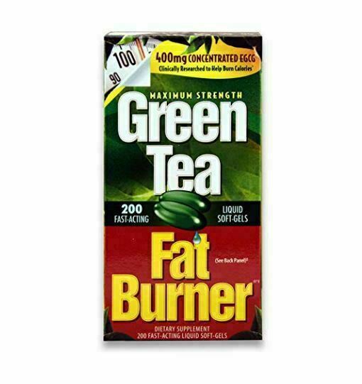 Green Tea Fat Burner Dietary Supplement 200 Softgels Expire Nov