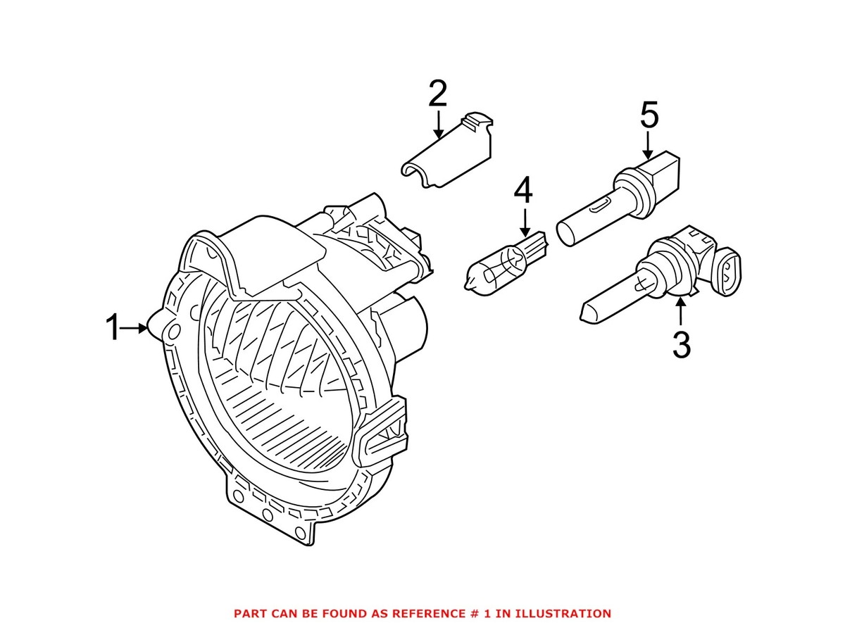 Genuine OEM Front Fog Light for Mini 63172751295 | eBay