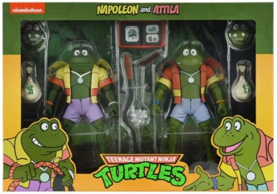 Teenage Mutant Ninja Turtles Napoleon & Attila Frog NECA TMNT 2-Pack Cartoon 18 