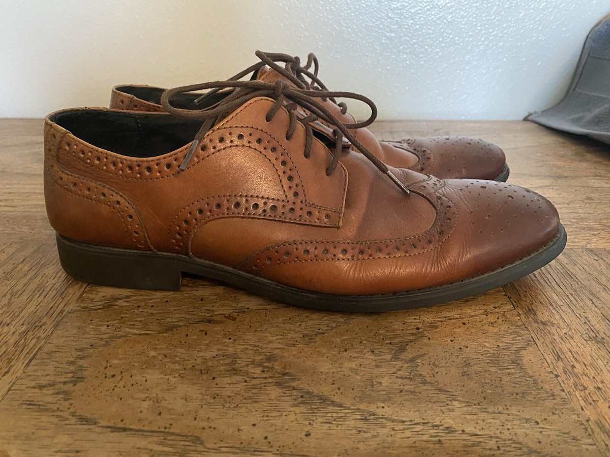 Asher Green Mens Dress Shoes Brown Leather Strap Wingtip Size 10.5 SB18 Amazon.com | Asher Green AG1101 - Men main image 2