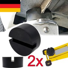 2x Gummiblock  Wagenheber Gummiauflage Gummiplatte Hebebühne Rangierwagenheber