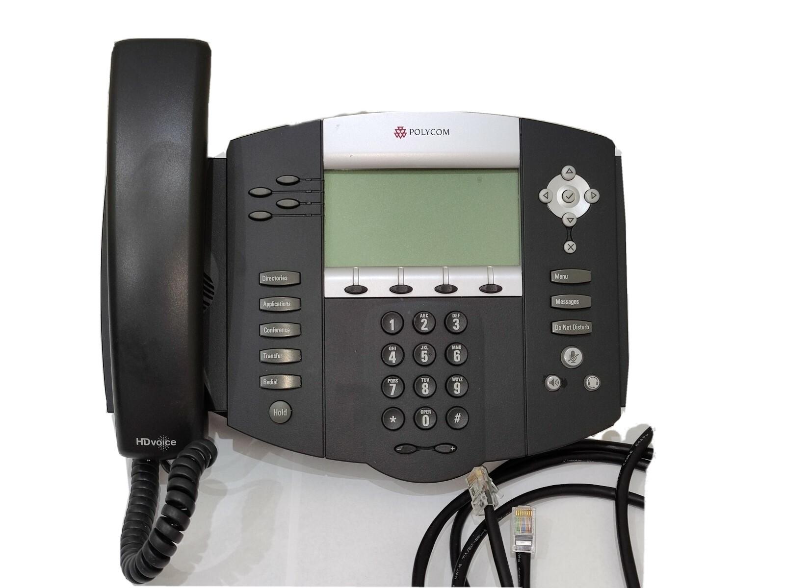 Polycom SoundPoint IP 550 4 Lines SIP Phone 0610807526773 for sale online