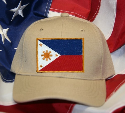 PHILLIPINES COUNTRY HAT FLAG PATCH CAP SOUVENIR TRIP GIFT Filipino TRAVEL - Imagen 8 de 16