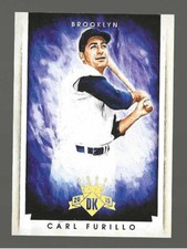 2015 Diamond Kings Carl Furillo Dodgers #23 Gold Base Parallel Rare Sp 20/25