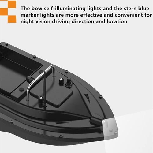 GPS Fixed Speed Cruise RC Fishing Bait Boat 10000mAh 2KG Carrying Hook & Net D16 - Picture 6 of 23