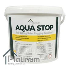 Platinum Aqua Stop 5Kg Tub | Water Stop Plug & Leak Repair Putty Cement Mortar
