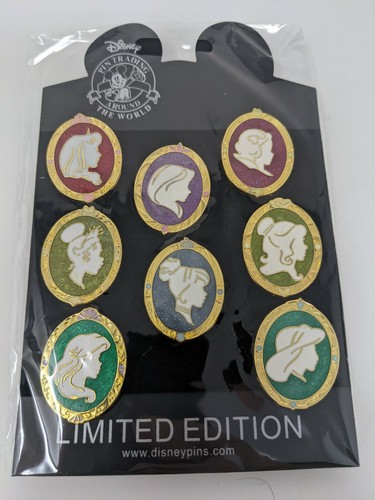 disney pin princess silhouette