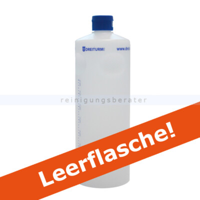 Dreiturm Griffmuldenflasche Leerflasche 1 L leere 1 L Dosierflasche
