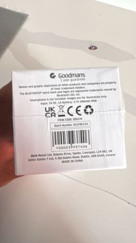 Goodmans Active + Smart Watch GPS Touch Screen Apple Health Google Fit SEALED - Picture 3 of 6