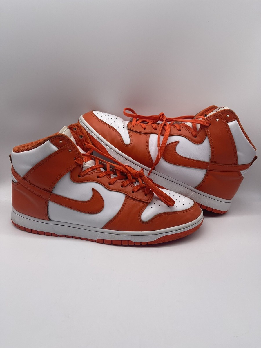 Nike Dunk SB High Syracuse Orange White 2021 DD1399-101 Size 14 | eBay