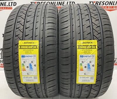 2 X 275 35 18 SONIX 99W XL 275/35ZR18 M+S BRAND NEW TYRES