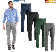 Pantalone da lavoro  Slim  in cotone Sottozero resistente  cargo  multitasche SC