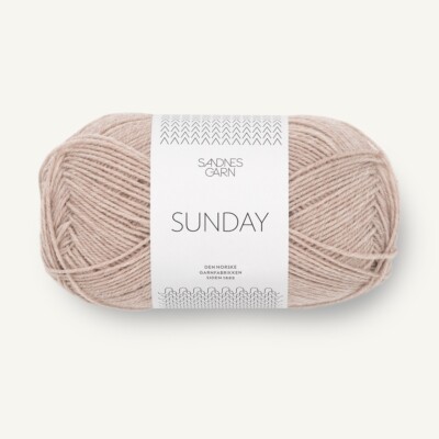 SUNDAY von SANDNES GARN - BEIGEMELERT (2650) - 50 g / ca. 235 m Wolle