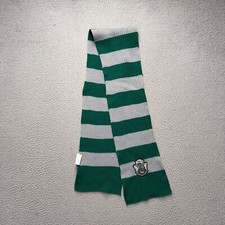 Harry Potter Slytherin Scarf Green Gray Knit HALLOWEEN