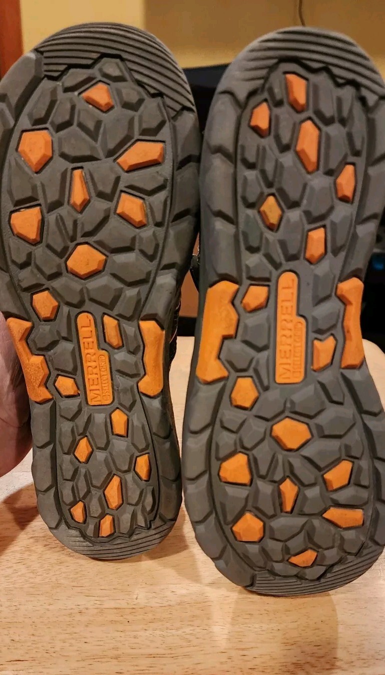 MERRELL U andalo Sandalo Merre H 2 arge Larg Kid 5.0e W rigio arancione