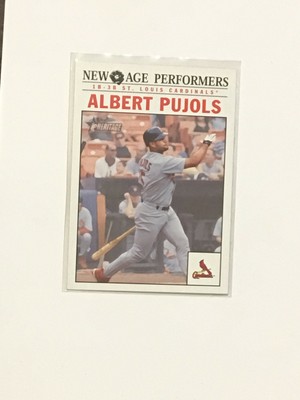 2002 Topps Heritage Albert Pujols New Age Performers Z | eBay