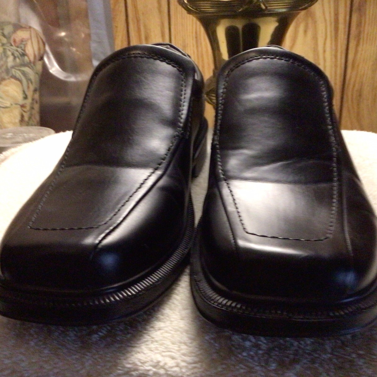 Mens Deer Stags 902 Collection Dress Slip On Shoes Black 9 M 