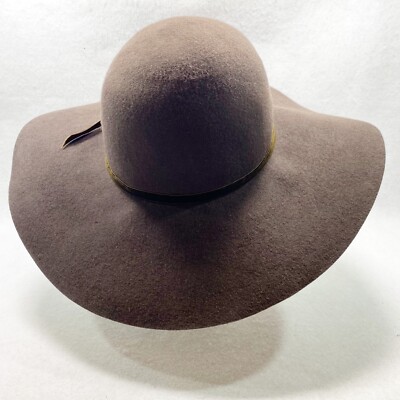 Grace Hats Brown Wool Wide Brim Hat | eBay display picture 2