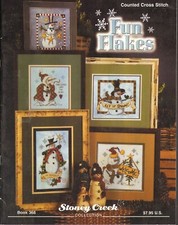 Fun Flakes Counted Cross Stitch Pattern Book Stoney Creek Collection
