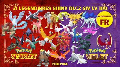 Pokémon Écarlate/Violet – Ethernatos Shiny 6IV Niveau 100 + Master Ball (neuf)