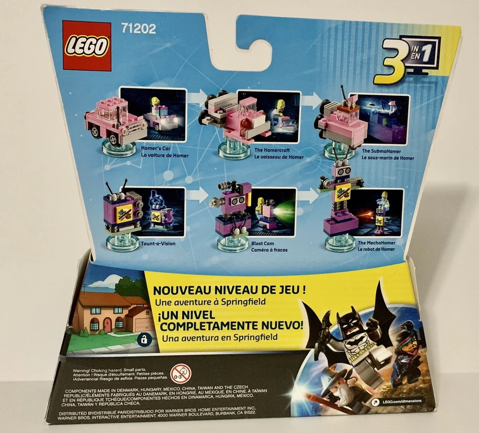 LEGO Dimensions A Springfield Adventure Great Fun Pack 71202 Juguete de construcción para niños Foto 2 de 4