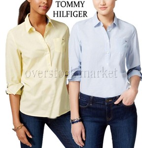 tommy hilfiger popover blouse