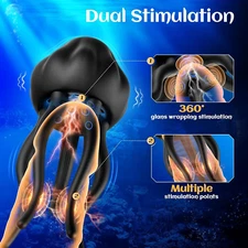 Vibrating Penis Head Massager Male Masturbator Glans Vibrator Sex Toys For Men