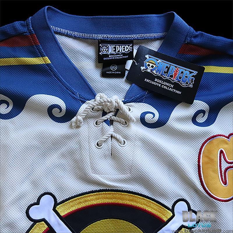 IN STOCK One Piece Straw Hat Crew Hockey Jersey Luffy 56 IN STOCK One Piece Straw Hat Crew Hockey Jersey Luffy 56