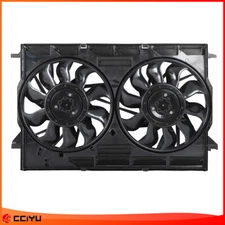 624820 New Radiator Condenser Cooling Fan Assembly Fit For 18 19-23 Audi Q5 SQ5