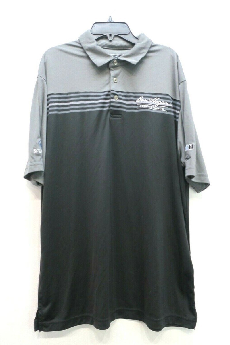 Ben Hogan Branded Mens Performance Short Sleeve Striped Casual