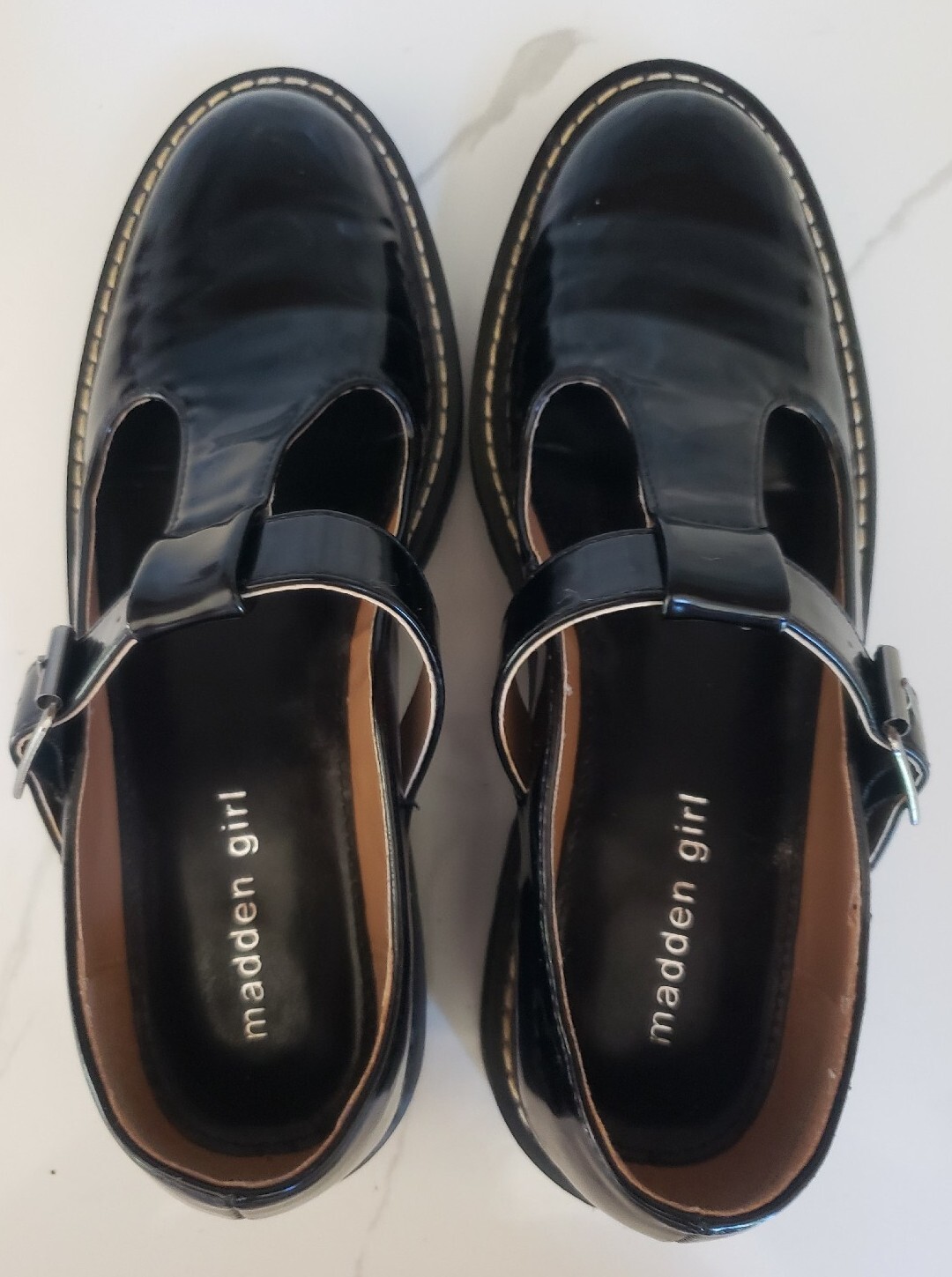 Women's Chunky Lug Sole Mary Jane Madden Girl Janne P… Gem