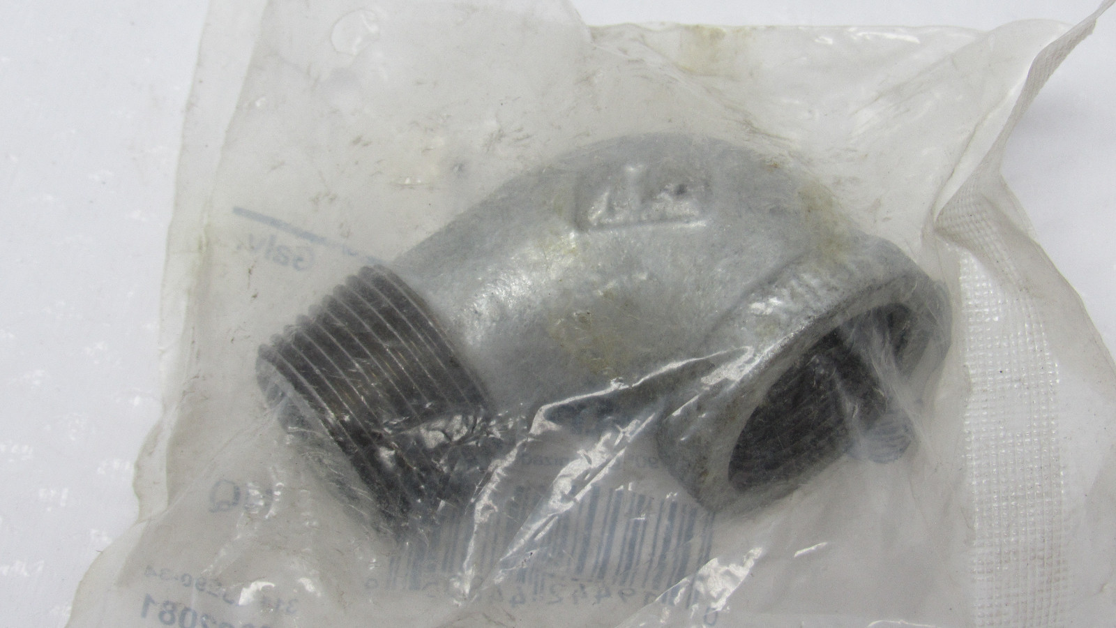 LDR 1/2-Inch 90 Degree Street Elbow - Galvanized Malleable Pipe Fitting