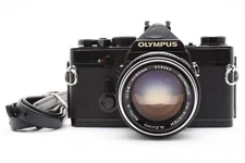 [Exc.] OLYMPUS OM-1 35mm Film Camera Black + G.ZUIKO AUTO-S 50mm f/1.4 2467038