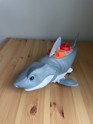 Fisher Price Imaginext Shark Underwater Submarine Gray Mega Bite Chomp Swimming