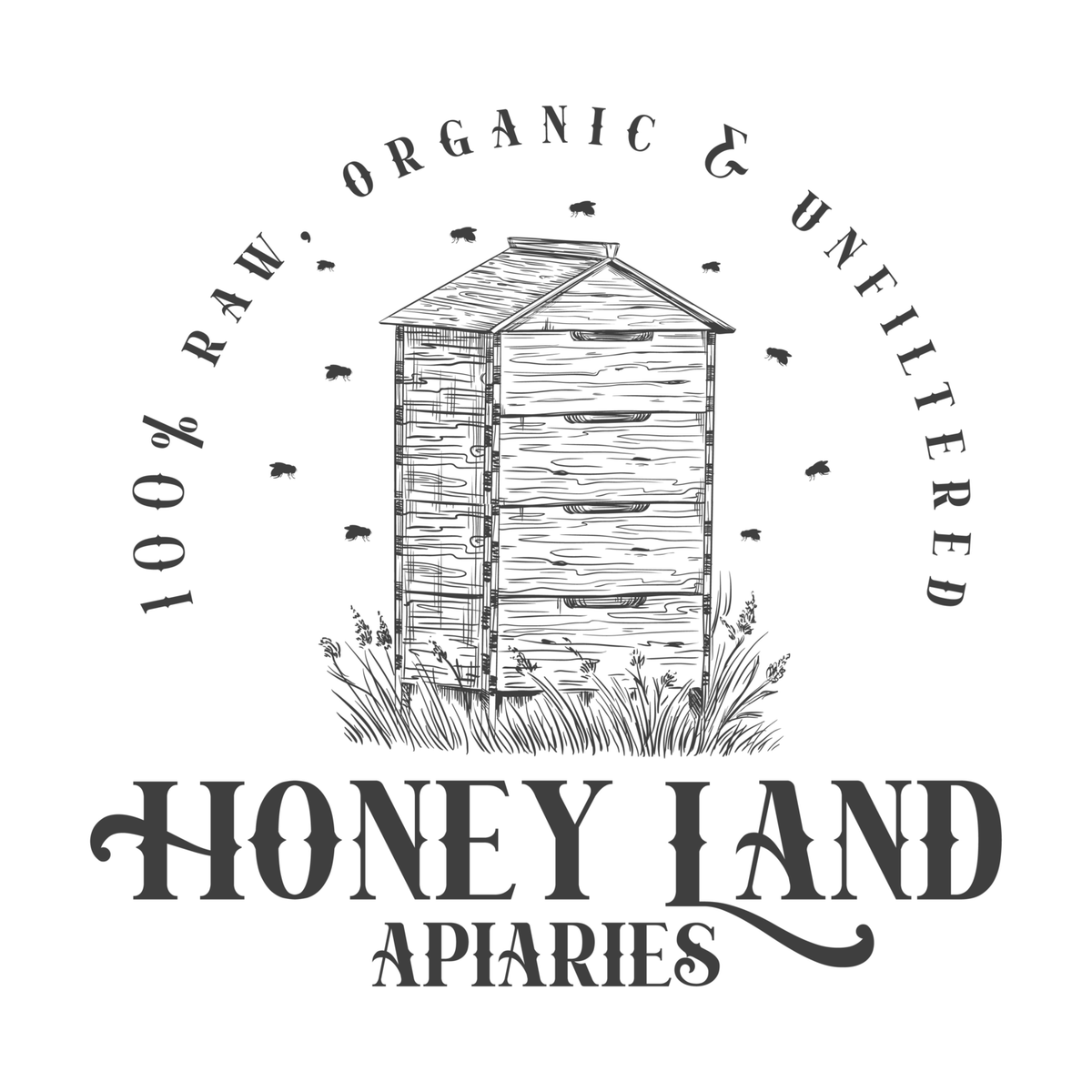 Honey Land Apiaries Raw Wildflower Bee Pollen Granules - 8oz (226g) - Organic, Gluten Free, US Made