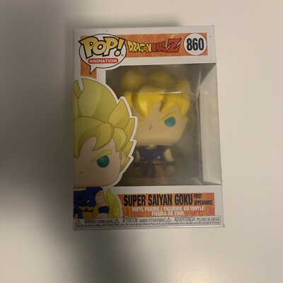 Funko Pop Dagon Ball Z Super Saiyan Goku First Appearance # 860