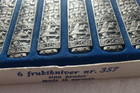 VINTAGE KONGE TINN NORWEGIAN PEWTER # 357  6 FRUIT KNIV ES — photo 2