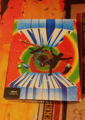 Time Machine (Vivid Image 1990) Commodore 64 (Tape, Box, Manual) works 8-bit