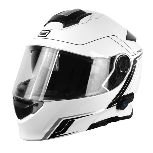 ORIGINE Delta Casco Modulare per Moto con Bluetooth Integrato, Taglia S -  Solid Gloss White | Acquisti Online su eBay