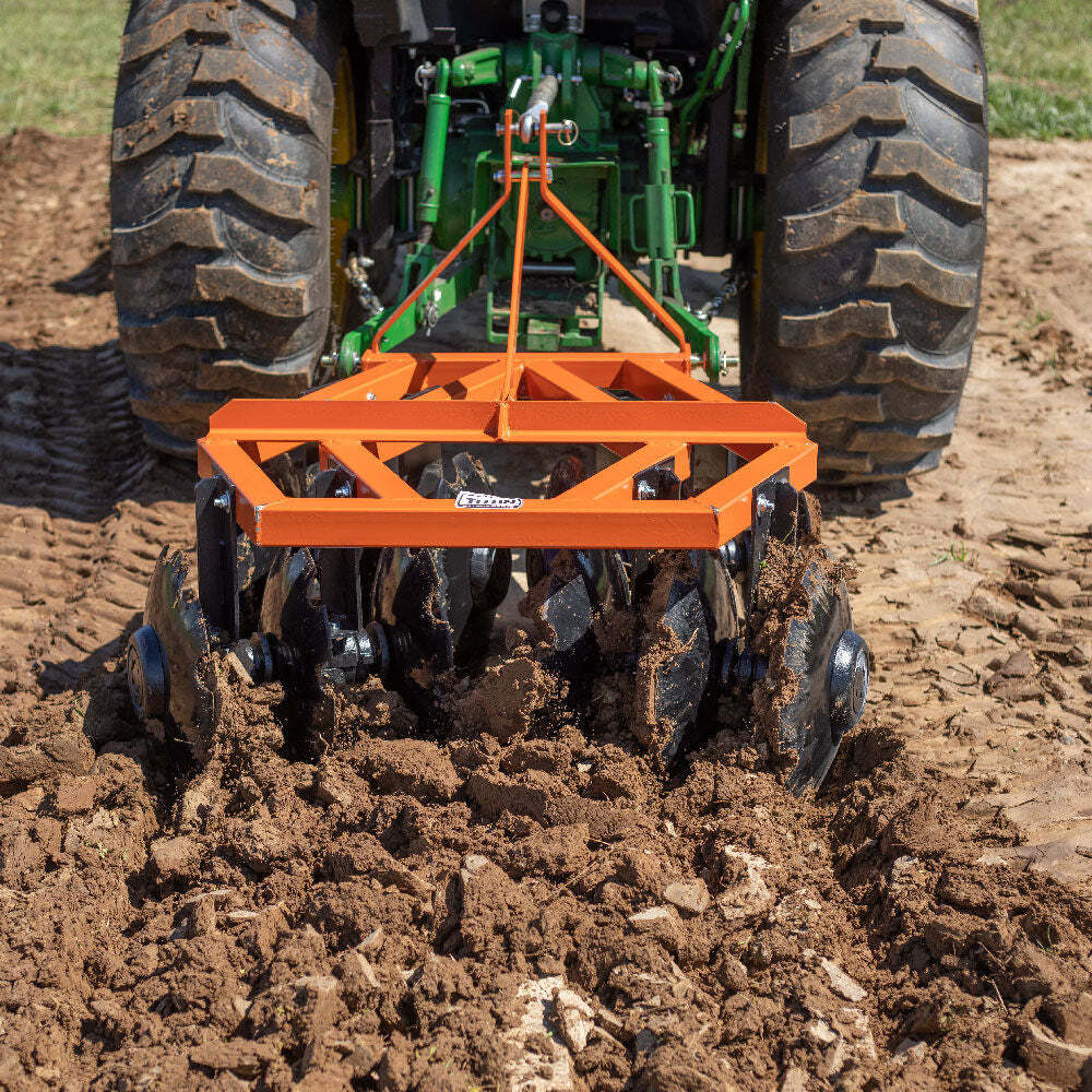 RowLow Mountion Works タビチビトート　Ash TITAN Attachments 4 FT Notched Disc Harrow Plow Category 1 3