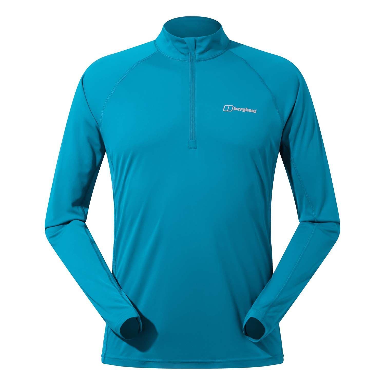 Модная футболка Herren Berghaus Trailblaze с застежкой-молнией Langarm Tech в Турции