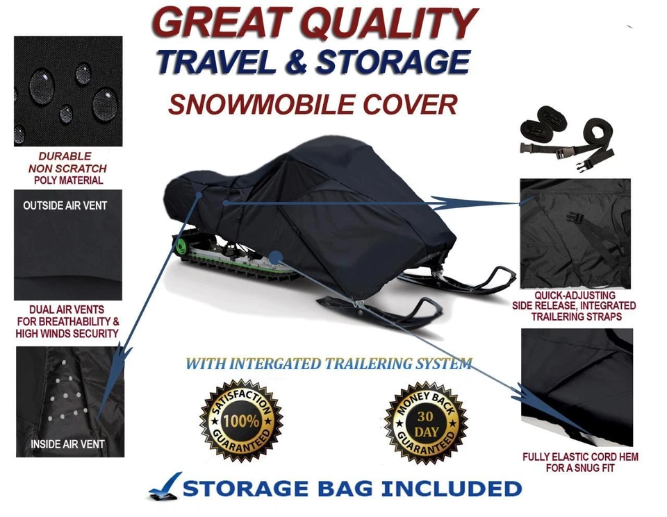 Sled Snowmobile Cover fits Ski-Doo Legend Fan GT 550 2004 — 第 2/4 张图片