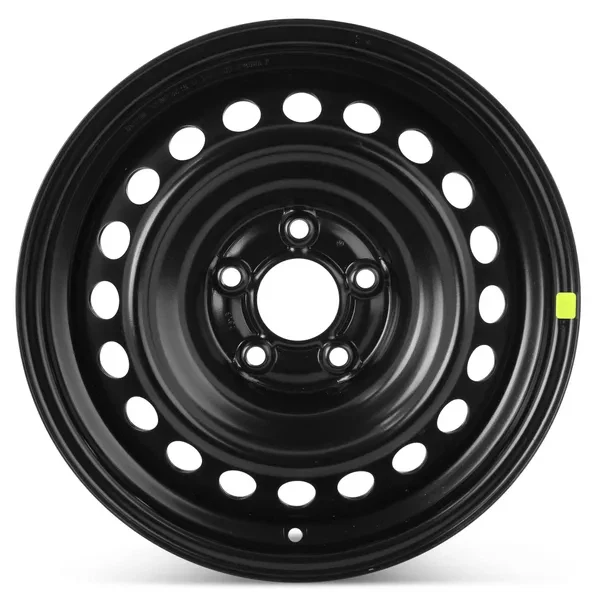 Nueva llanta de acero original de fábrica negra de 16" x 6,5" Nissan Leaf 2013-2023 Foto 2 de 4