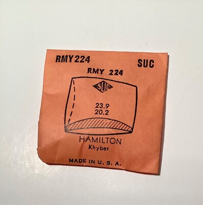 Swiss and Varies Brand SUC Standard Unbreakable Watch Crystal, Vintage NOS