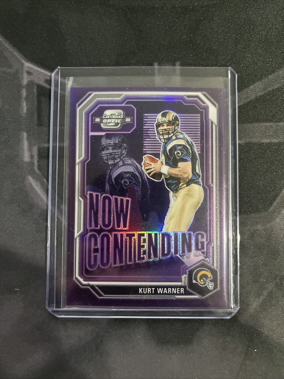 2023 Contenders Optic Kurt Warner Now Contending Case Hit SSP